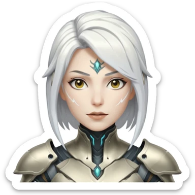give me a warframe syrin gigachat face sticker