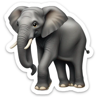 African elephants sticker