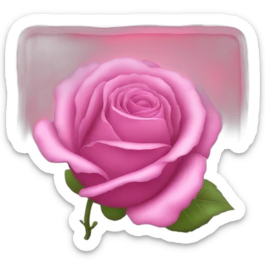 fortuite goule rose sticker