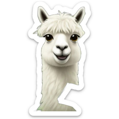 Money pours in on a lucky alpaca sticker
