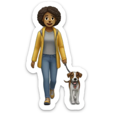 Took a walk, felt less anxious. sticker