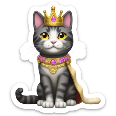 Nyan Cat King Full body  sticker