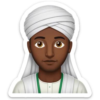 Algerian man sticker