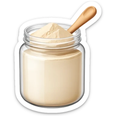 1 scoop de colageno (en un tarro) sin que se caiga sticker