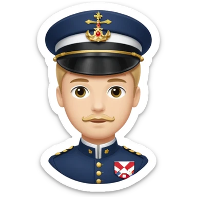 Prince John Of United Kingdom 5th Son of King George V who died at age of 15 in Sailor Uniform  sticker