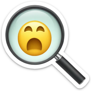 The letter W under a magnifier sticker