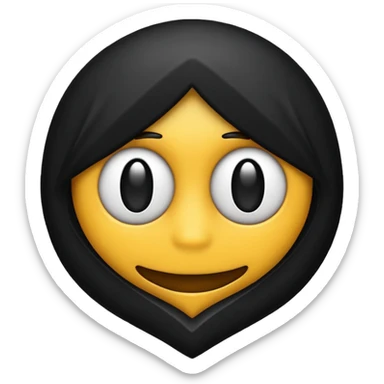 Emoji cœur gothique  sticker