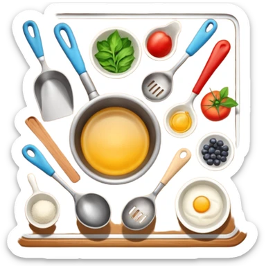 cooking and nutrition sticker
