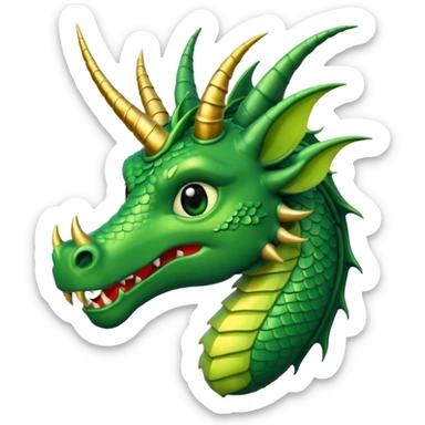 ein drache mit einem zauberstab und einen zilinder auf dem kopf sticker