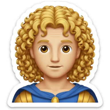 the Greek god Apollo sticker