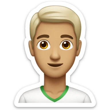 tall algerian men with brown eyes  sticker