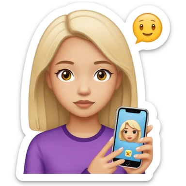 Girl sticers iPhone  sticker