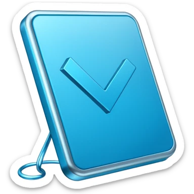 can u make roblox blue square checkmark and square should be tilted to  sticker