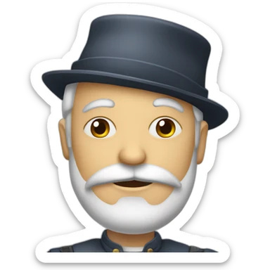 vieux monsieur aigri sticker