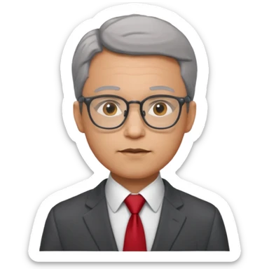 The Professor in the la casa de papel TV show sticker