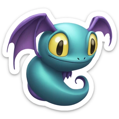  Ekans-Swoobat-Noibat-Fakémon sticker