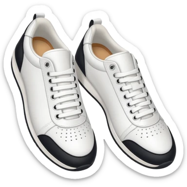 an ios genmoji for a pair of white sneakers  sticker