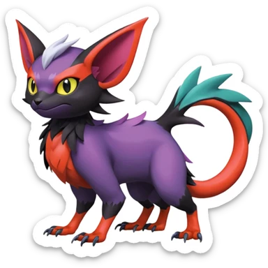  Noibat-Noivern-Trico-Nargacuga-Litten-Hybrid sticker