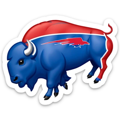 Buffalo Bills Playoff 2026 Logo sticker