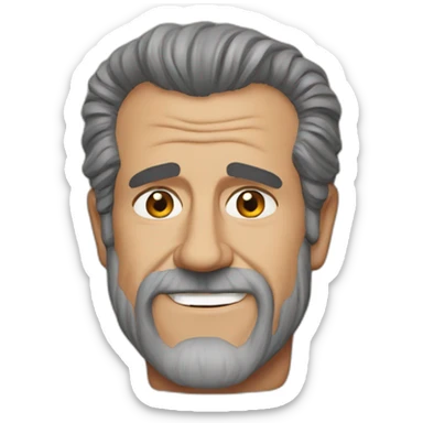 Mel Gibson sticker