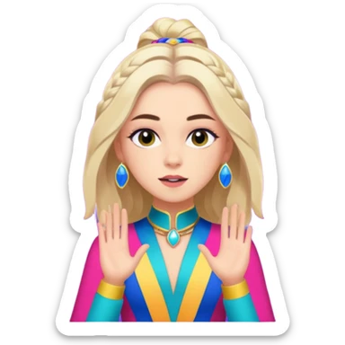 Freya Skye lose my head junior Eurovision 2022 sticker