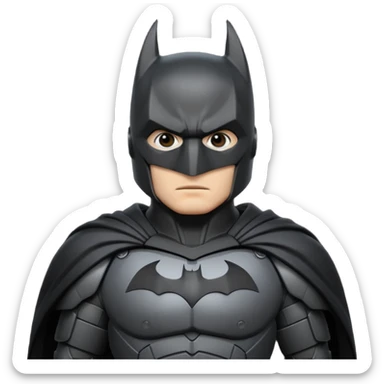 Batman suit sticker