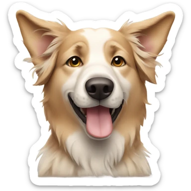 bohemian shepherd dog sticker