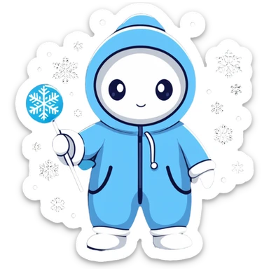 Blizzard in Salt Lake City  sticker