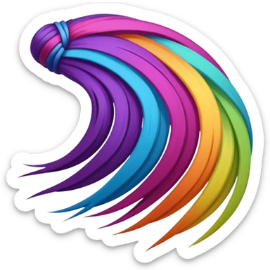 Coloring other hair sticker