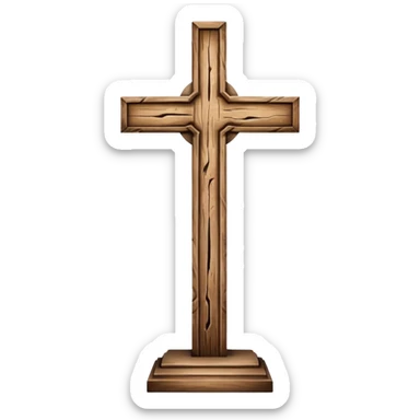 church cross sticker