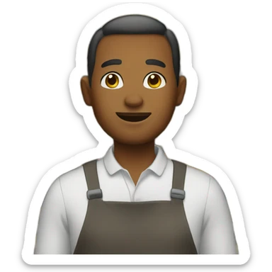 Grocery shop keeper sticker