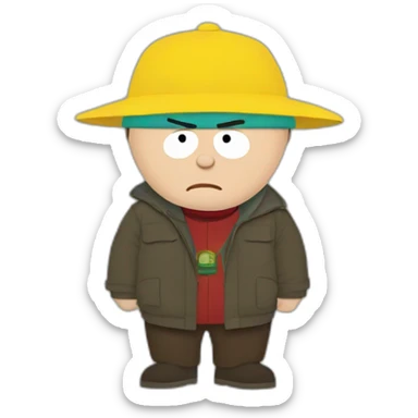 Cartman South Park sticker