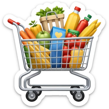 shoping card sticker