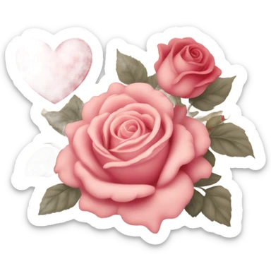 vintage valentine’s day card sticker