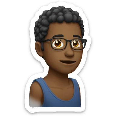 Amburgui com asas sticker