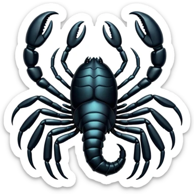 Black coloured scorpio emoji,so that I could copy and paste on my bio sticker