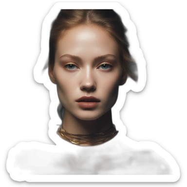 Angela Olszewska, david bellemere, Bare belly, Wings, Choker, Bathed in shadows, FOV 90 degrees, short lighting, L USM, Cold Colors, gilded technique, extremely hyper aesthetic, absurdres sticker