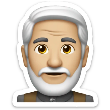 old Turkmenbashi reaslistic sticker