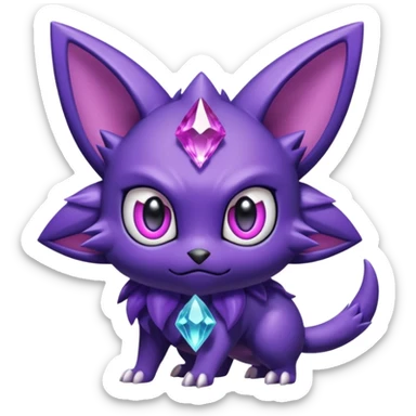 Venonat-Espeon-Genesect-Sableye-Noibat-fusion sticker