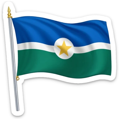 Crie um emoji da bandeira do estado do Paraná que fica no Pais Brasil sticker