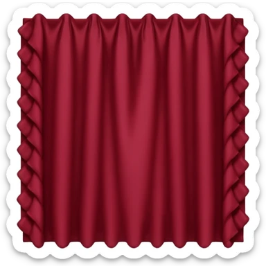 Maroon colour sticker