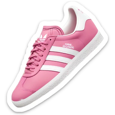 Adidas Gazelle Schuhe pink  sticker