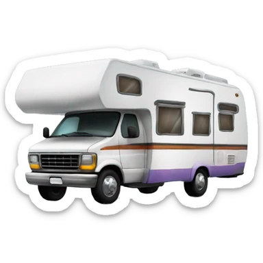 very haunted horror dream rv camper sticker