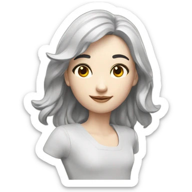 create for me a beautiful interface illustrations of 3D character sticker