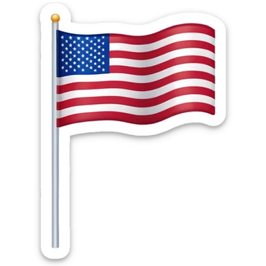 usa flag sticker