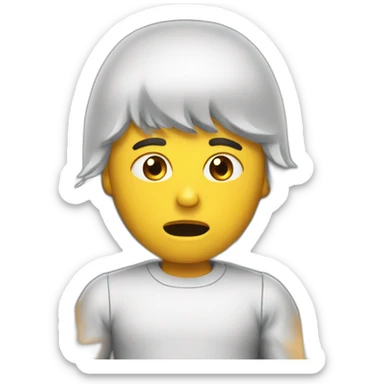 Bang on the head due to stupidity sticker