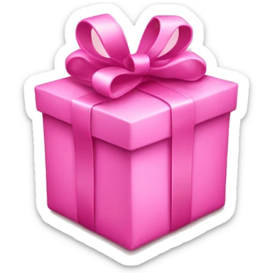 Pink presents sticker