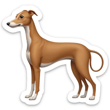 Brown Greyhound sticker