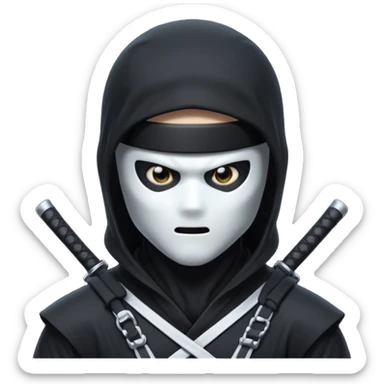 👻 + 🥷🏻 sticker