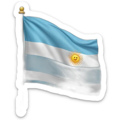 flag of argentina but with uruguay's sun sticker